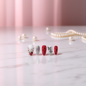 Uñas Postizas de Lujo Chic, Cortas, Cuadradas, Acrílicas, con Diseño Brillante, 24 Piezas, Uñas Artificiales de Alta Calidad y a la Moda - Product Image 2