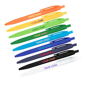 도매 하이 퀄리티 저렴한 플라스틱 볼펜 사무실 학교 및 승진을위한 사용자 정의 1.0mm 쓰기 폭 볼펜 - Product Image 1