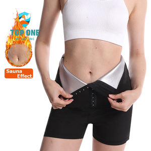 Pantalones cortos de neopreno adelgazantes de compresión para mujer, pantalones de sauna para entrenamiento de cintura para uso doméstico, venta al por mayor - Product Image 6