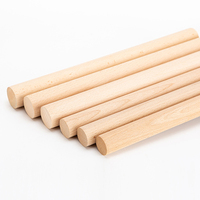 Bâtons de bois Yuehui Luban, tailles assorties 8MM-60MM, en bois dur brut, technique de polissage, imitation artisanale antique