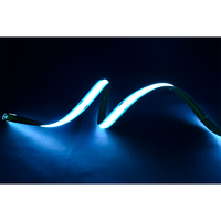 Bande lumineuse LED COB flexible sans points, bleu glace, 320 LED/m, DC24V, 320 LED/m, PARFAITE, non étanche, pour décoration intérieure