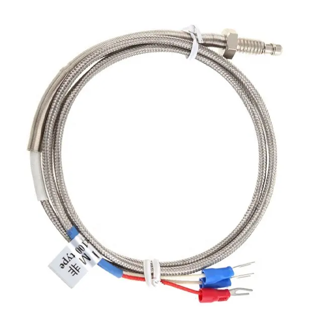 Ss304 Probe M6 Screw Rtd Pt100 K Type Thermocouple Sensor