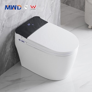 Inodoro Inteligente MWD con Certificación CUPC, Inodoro de Cerámica con Descarga por Sifón, Inodoro Inteligente Moderno de Una Pieza para Baño - Product Image 1