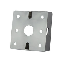 86MM x 86mm x 42mm alliage de zinc montage en surface givré contrôle d'accès bouton de sortie interrupteur boîte de gang