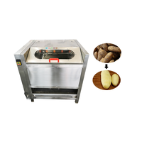 Industriële Borstelroller Was-En Schilmachine Voor Groenten En Fruit, Waaronder Aardappelen En Cassave Dunschiller