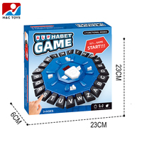 Console de jeu en plastique à grande roue avec alphabet de 24 lettres - Jeu éducatif pour le cerveau pour les enfants de 5 à 7 ans, certifié EN71