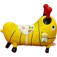 Scooter pour enfants 1 à 6 ans jaune, motifs de dessin animé bébé yo-yo, musique, éducation précoce, poussette pour enfants, vente en gros,