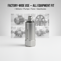 Solution de maintenance prédictive sans fil pour pompe à moteur, capteur de température et de vibration triaxiale GZ-WTVS