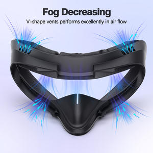 Accesorios de juego de realidad virtual para Oculus Quest 2, máscaras faciales de cuero PU que bloquean la luz, evitan el sudor y son transpirables - Product Image 2
