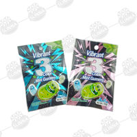Groothandel Halal 3 Kleuren Munt Gummy Candy Koele Munt Smaak Zachte Snoepjes Individueel Verpakt Gummy Snoepjes