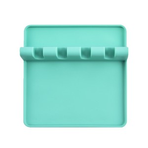 Support à ustensiles en silicone résistant à la chaleur à 4 fentes, multicolore, pour cuillères, fourchettes, spatules, antidérapant, rangement pour vaisselle - Product Image 6