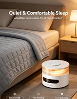 Surmatelas en polyester à circulation d'eau à zone unique sans rayonnement, lavable, à contrôle de température, anti-fuite, avec tuyau haute pression CE-VOC