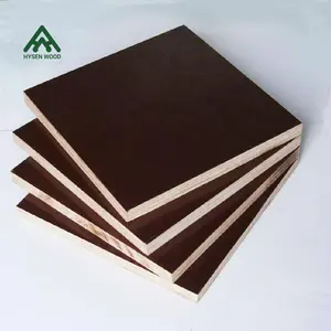 中国工厂低价批发优质杨木芯三聚氰胺胶膜贴面建筑胶合板