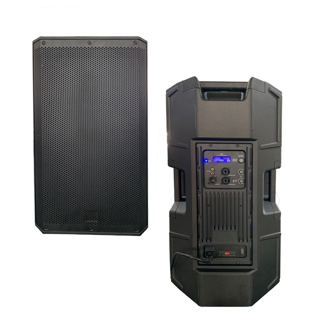 2000 Watts 15 Inch Professional Audio Versatile Powered Speaker  Bluetooth DSP Active Speakers pa