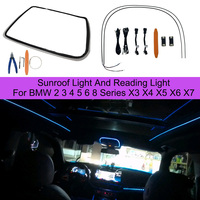 Lumière de lecture 11 couleurs + lumière d'ambiance pour toit ouvrant pour BMW Série 3 4 5 7 G20 G30 X3 X5 X7 Synchronisation Originale
