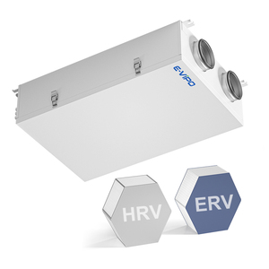 Ventilation HRV E-VIPO 250m3/h, ventilation à récupération d'énergie ERV, moteur à débit constant <span class=keywords><strong>VMC</strong></span> avec échangeur de chaleur à enthalpique, récupérateur - Product Image 3