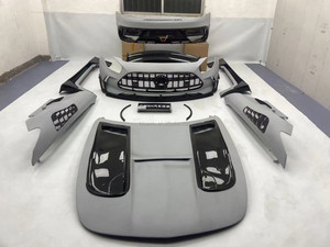 ชุดแต่ง FRP ครึ่งคาร์บอนไฟเบอร์สำหรับ Mercedes-Benz AMG GT GTC GTS GTR Black Series BS สภาพใหม่ ชุดแต่งไวด์บอดี้ - Product Image 6