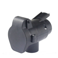 Adaptateur de prise de remorque 7 à 13 broches 12V adaptateur de prise de remorque de voiture convertisseur connecteur de remorquage de barre de remorquage de caravane pour voiture