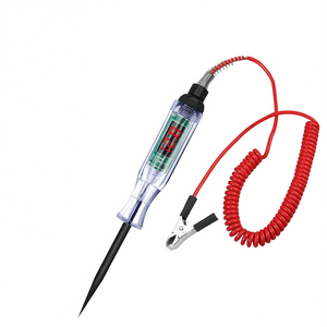 Comprobador de circuitos digitales de 6-24V, medidor eléctrico automático para reparación de coches y camiones, herramienta de diagnóstico con pantalla LED y clip - Product Image 1