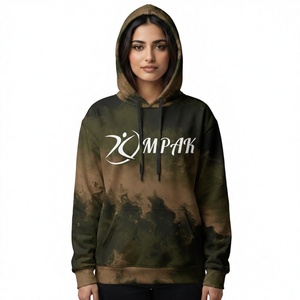 Hoodie unisexe surdimensionné brodé, tendance hiver, avec impression par sublimation lisse pour un streetwear urbain moderne - Product Image 1