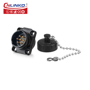 Nhà Máy Giá YM-20 mô hình không thấm nước Thông tư nối 7 <span class=keywords><strong>pin</strong></span> nam cắm và nữ ổ cắm - Product Image 4