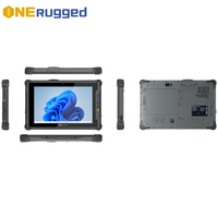 ONERugged M10A potente tableta industrial resistente de 10 pulgadas con Win 11, escáner, IP65, NFC, RS232, RJ45, soporte para automóvil
