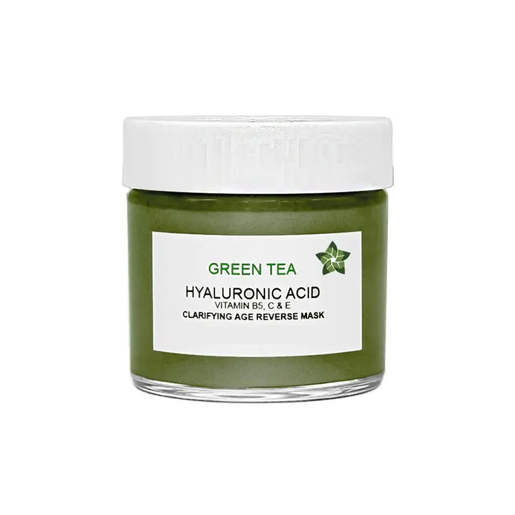 Queenbe Factory Private Label Skin Care Seaweed Green Tea Mud Mask