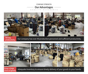 Sombrero de paja de playa al aire libre para hombre, sombreros de salvavidas con logotipo personalizado de hierba, sombrero de paja de verano para playa y sol - Product Image 4