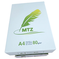 Papier copie A4 personnalisé avec logo, 500 feuilles, impression 70gsm 75gsm 80gsm, papier à copier de bureau, double face blanc, recyclable, finition lisse