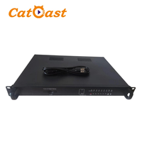 Receptor de satélite frontal de TV digital DVBS2 DVBT2 Sintonizador DVBC a IP Gateway 8 canales RF a IP IRD Converter