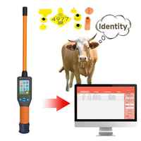 Lector de Etiquetas RFID FDX-B HDX con Pantalla LCD Grande, 134.2KHz, para Identificación Animal, Sistema Android Desarrollable, Lector de Plástico