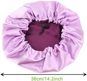 หมวกคลุมผมผ้าซาตินไหมพิมพ์ลายดิจิตอลสองชั้น สไตล์แฟชั่น สี่ฤดู ลายเรียบ รับผลิตตามสั่ง ขายส่งจากโรงงาน พร้อมสกรีนโลโก้ - Product Image 6