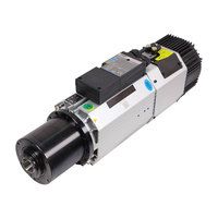Mandrin refroidi par air HQD ATC ISO30 9KW avec changement d'outil automatique et ensemble VFD 11KW pour centre d'usinage du bois