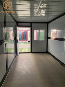 Contenedor de acero plegable prefabricado modular de 20 pies Contenedor de almacenamiento plegable para edificio de oficinas o taller - Product Image 6