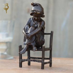 Sculpture de dame de danse debout de petite taille en Bronze pour fille - Product Image 5