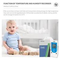 Enregistreur de données de température et d'humidité USB TempU 03, enregistreur numérique d'humidité relative, résolution 0,1°C, 32000 lectures pour la surveillance domestique