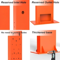 Support de station de recharge pour VE, personnalisé, résistant à la pluie et à la rouille, sur pied, durable