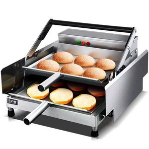 Máquina comercial automática de doble capa para hamburguesas, para pequeños comercios, para hornear panecillos y calentar empanadas, máquina de doble capa para pasteles - Product Image 2