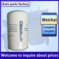 Nouveau filtre à huile et à carburant d'origine à bas prix, pièce de rechange 1003721585 pour moteur diesel Weichai Baudouin 16M33