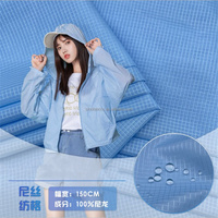 Tela de Nylon Ripstop de Fábrica de Ancho Amplio con Revestimiento de PVC y PU Impermeable para Paracaídas, Hamacas, Tiendas de Campaña, Bolsas, Cortinas de Ducha y Colchones