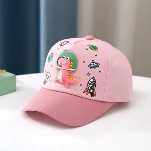 Cappellino da Baseball in PVC per Bambini con Motivo Dinosauro, Design Bicolore per Primavera/Autunno, Protezione Solare - Product Image 6
