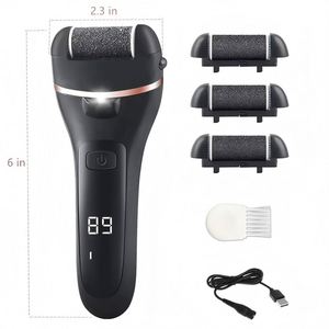 Juego de limas electrónicas recargables profesionales para pies, herramienta eléctrica portátil para eliminar callosidades y cuidar la piel áspera de los pies - Product Image 5