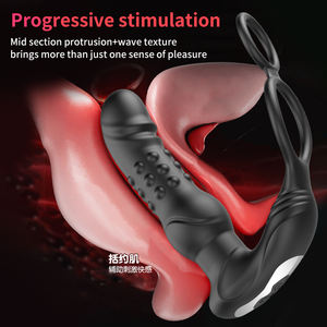 Spina anale vibratore App spina di controllo per esche anello di bloccaggio ritardo eiaculazione oscillante telescopico massaggio prostatico giocattoli sessuali per uomo - Product Image 4