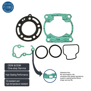 Kit complet de joints de moteur de qualité supérieure pour KAWASAKI <span class=keywords><strong>KX</strong></span> <span class=keywords><strong>80</strong></span> 1998-2000 - Haute performance d'étanchéité - Product Image 2