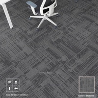 Tapis commercial à emboîtement en acrylique pelucheux à imprimé animal style chinois pour salle à manger, absorption acoustique, de l'Office de l'État de Genève