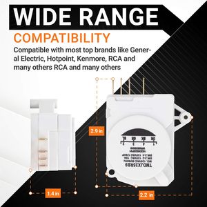 Temporizador de Descongelación para Refrigerador WR9X483, Repuesto de 120 VCA, 50/60 Hz, Plástico Blanco, Fácil Instalación, Garantía de por Vida - Product Image 3