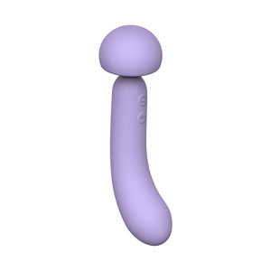 Đôi kích thích G tại chỗ đầy đủ Silicone Vibrator phụ nữ vài hình dạng nấm Vibrator Đồ chơi tình dục - Product Image 3