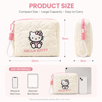 Trousse de Maquillage Nuage Doux – Sac Cosmétique Personnalisable en Gros avec Logo – Grande Capacité, Pochette Zippée pour Femmes, Organisateur de Voyage pour Articles de Toilette