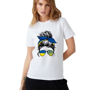 T-shirt d'été pour fille en coton avec imprimé motif, tee-shirt décontracté My Homeland Fashion à manches tombantes - Product Image 3