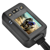 Full HD 1080P Casque Intelligent Avant et Arrière Vélo DVR Dash Caméra Grand Angle 360 Caméra Moto